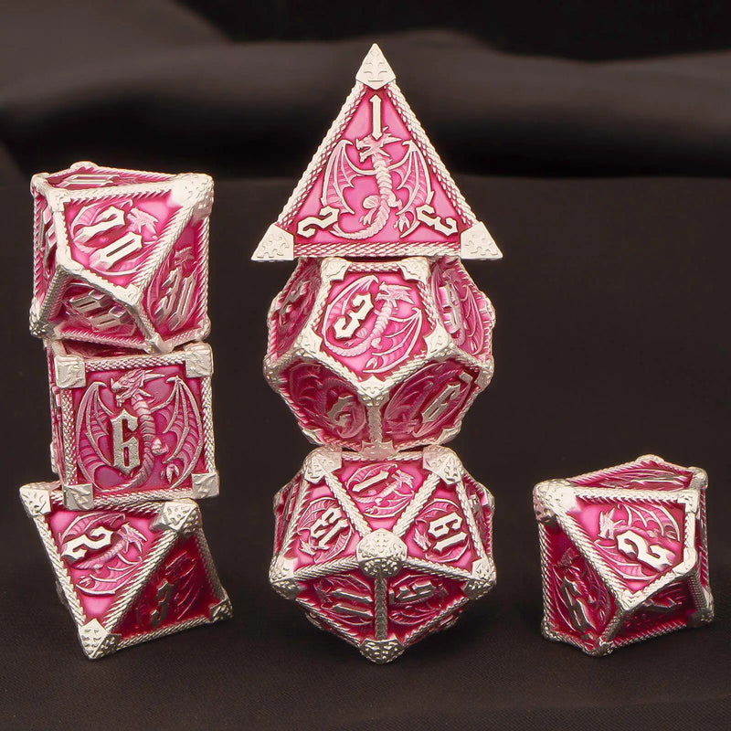 D&D Dice Dominator - Conjunto de Dados de Metal para RPG